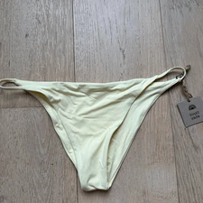 NWT Toast Swim String Bikini Bottom Size Large in Lemongrass Yellow