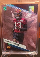 2023 Donruss Elite Football Emmanuel Forbes FOTL Pink # /11 Rookie #139 RAMS RC