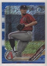 2019 Bowman Chrome Prospects Blue Shimmer Refractor 36/150 Jon Duplantier y0i