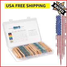 1000 PCS Resistor Kit 1/4 W -1  Metal Film Resistors Assortment Kit, 25