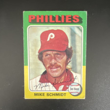 Topps 1975 Mike Schmidt #70 Philadelphia Phillies Base Set Baseball Card