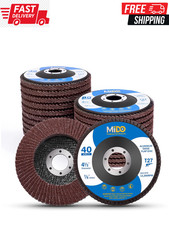 20 Pack Flap Discs 4.5" x 7/8" Grinding Wheel T27 Flapper Wheel for Die Angle