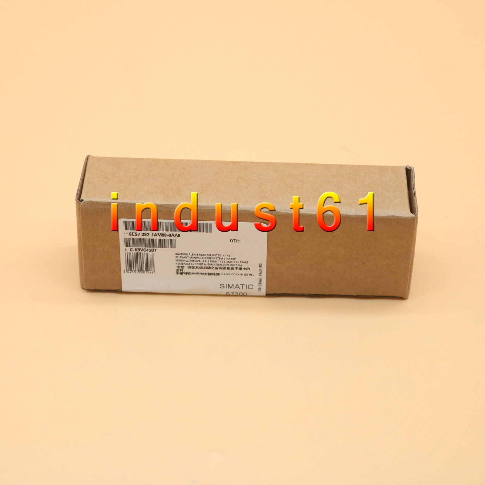 Connecteur Siemens 6ES7392-1AM00-0AA0 - Module Pour Automate PLC, Neuf D'origine, Fabrication France