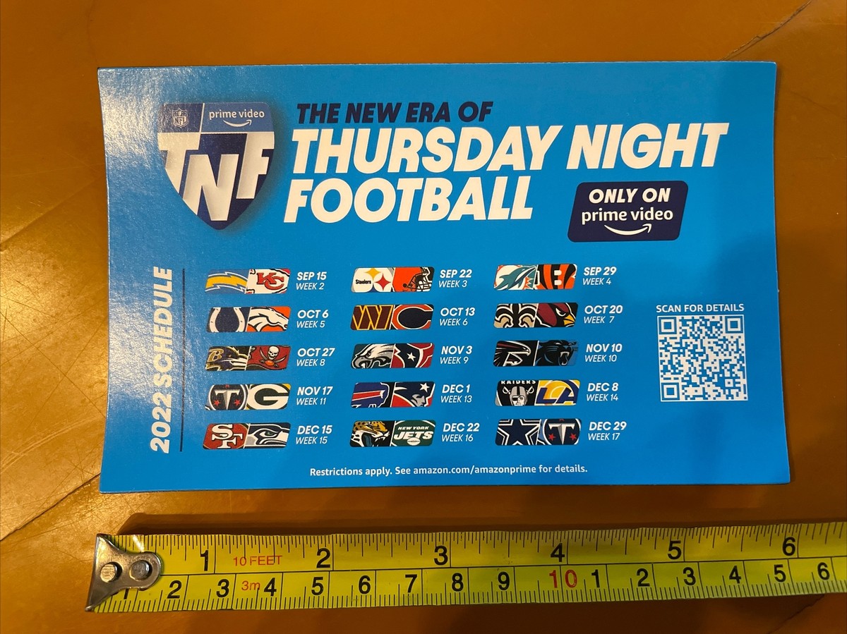 Thursday Night Football Amazon Streaming Movies Tnf Football On