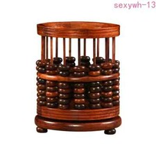 Classic Style High Grade Hexagon Pen Holder Exquisite Carving Handicraft House