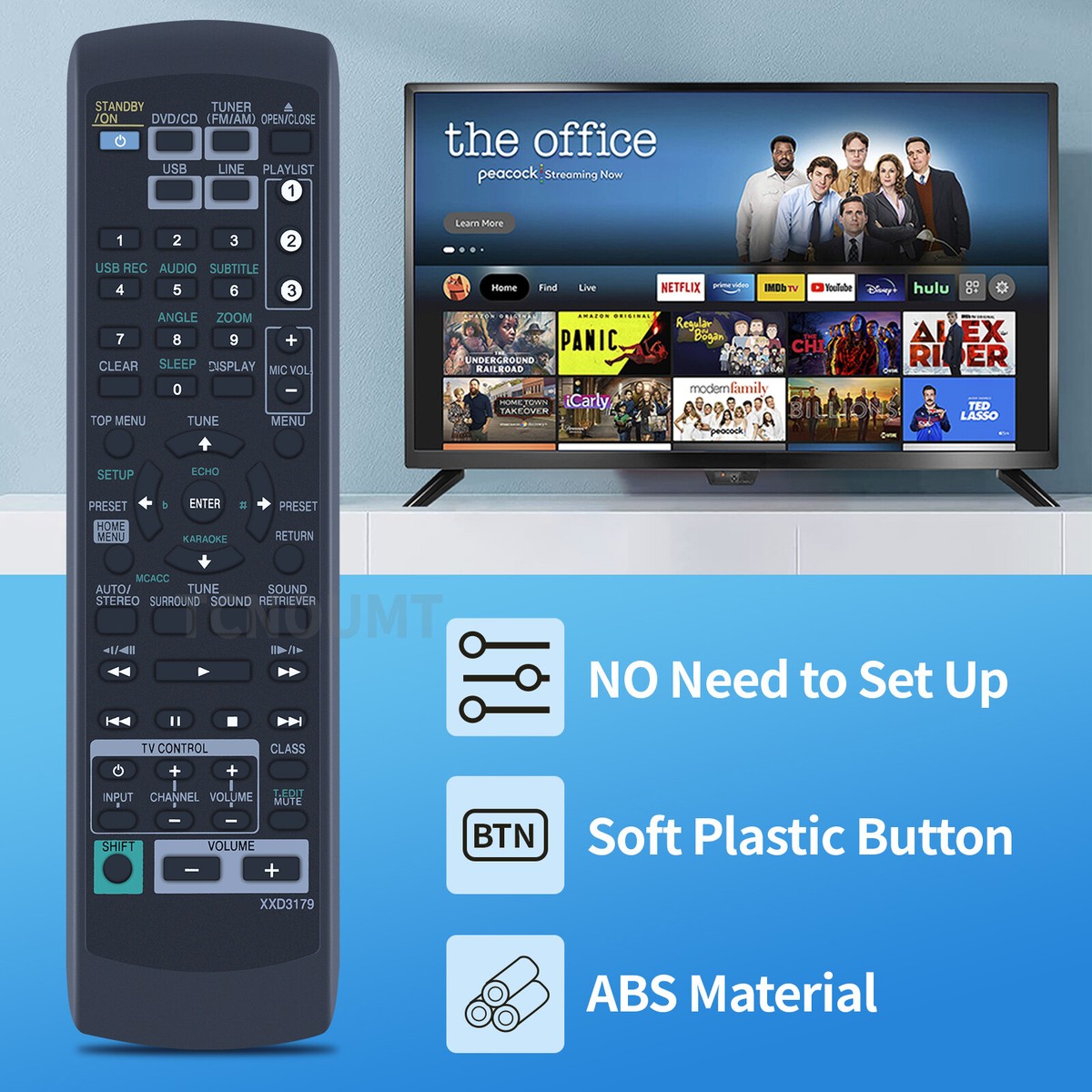 New XXD3179 Remote Control For Pioneer DVD Home Theater XV-DV777