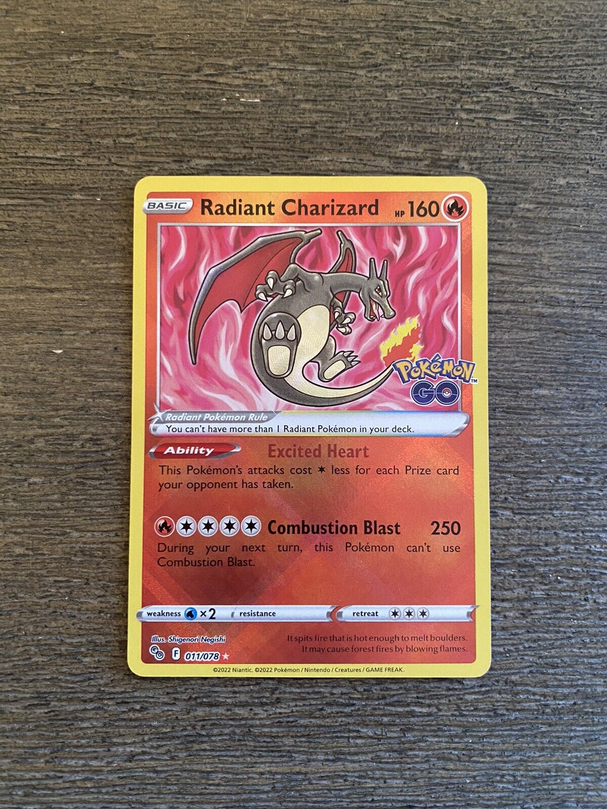 Charizard Radiante / Radiant Charizard (011/78), Busca de Cards