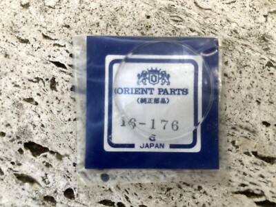 1 x original parts Orient Watch crystal plexy  glass 16-176 NOS