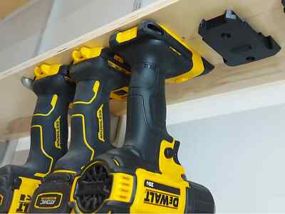DEWALT HALTERUNG 20V BOHRSCHRAUBER GARAGE WAND HOLZ WAND HÄNGEND REGAL
