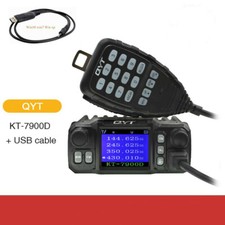 QYT Radio KT-7900D 25W Quad Band 136-174/220-260/350-390/400-480MHZ  USB cable