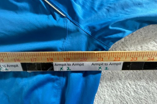 Adidas ClimaProof Storm Hombre Chaqueta Azul Suéter Chaqueta Mangas Cortas Revestimiento - Imagen 5 de 7
