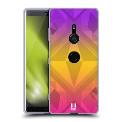 HEAD CASE DESIGNS GEOMETRIC OMBRE SOFT GEL CASE FOR SONY PHONES 1