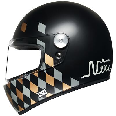 NEXX X.G100R Helmet Checkmate Black MT X-Large