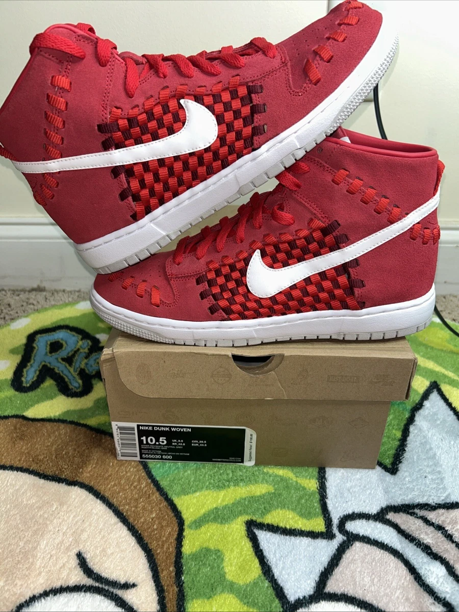 Nike Dunk Woven Red for Sale | Authenticity Guaranteed | eBay