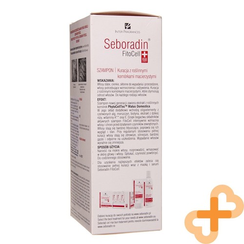 Champú promotor del crecimiento del cabello SEBORADIN FITOCELL 200 ml más grueso y fuerte - Imagen 5 de 24