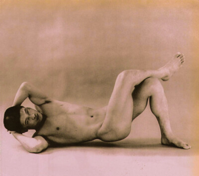 Tamotsu Yato - Nude Japanese Male Artistic Pose (1960s) - 17''x22'' Fine Art Print