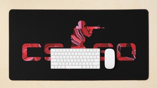 CS GO Desk Mat, Ruby, 80x40cm / 31.5in x 15.5in, Mouse Pad, gaming, deskmat - Photo 1 sur 5