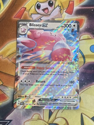 Blissey ex - 134/167 - SV06: Twilight Masquerade Double Rare Pokemon TCG NM