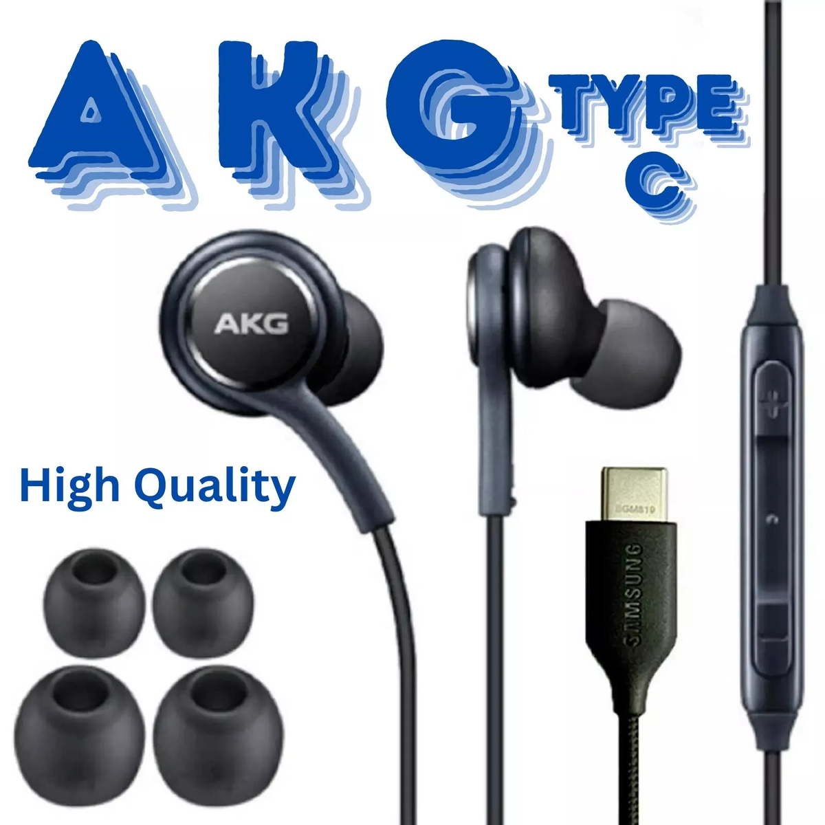 AKG Type-C Headphones Headset EarBuds Earphones For Galaxy S21/S22