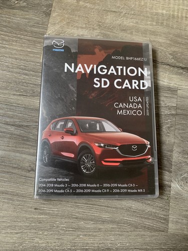 OEM MAZDA 6 CX 3 5 9 MX5 GPS NAVIGATION SD CARD MAP BHP166EZ1J USA Can Mex 2019