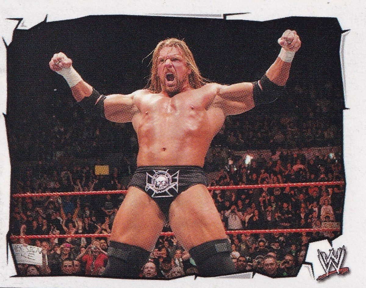Triple H アルバム Triple H HHH 2010 Topps WWE Icons Album Stickers Card #2