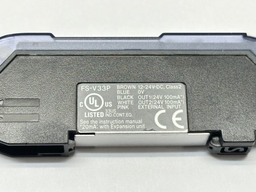 Keyence FS-V33P Fiber Sensor Amplifier Main Unit PNP LOT OF 2 - Picture 8 of 8