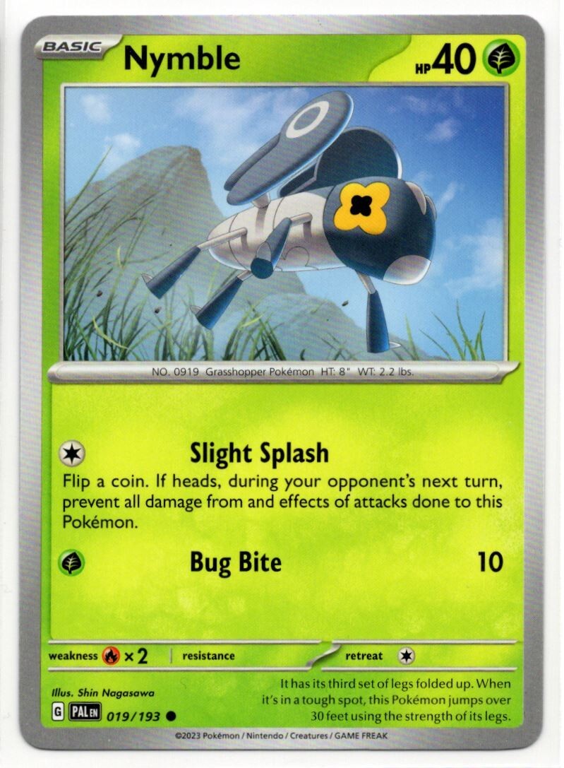Pokemon Paldea Evolved 019/193 Nymble