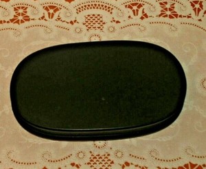 Black Oval Wood Display Unit  for Multiple Use Crystal Porcelain or You Name It!