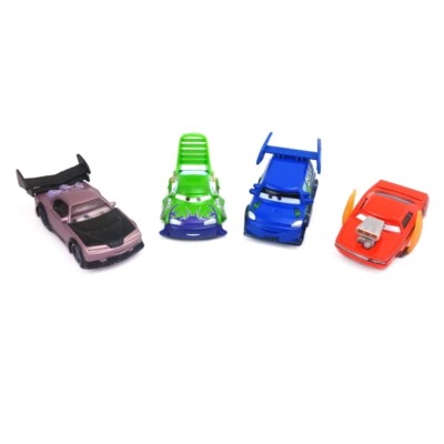 4-Car Mattel Disney Pixar Cars DJ, Boost, Snot Rod, Wingo, Metal