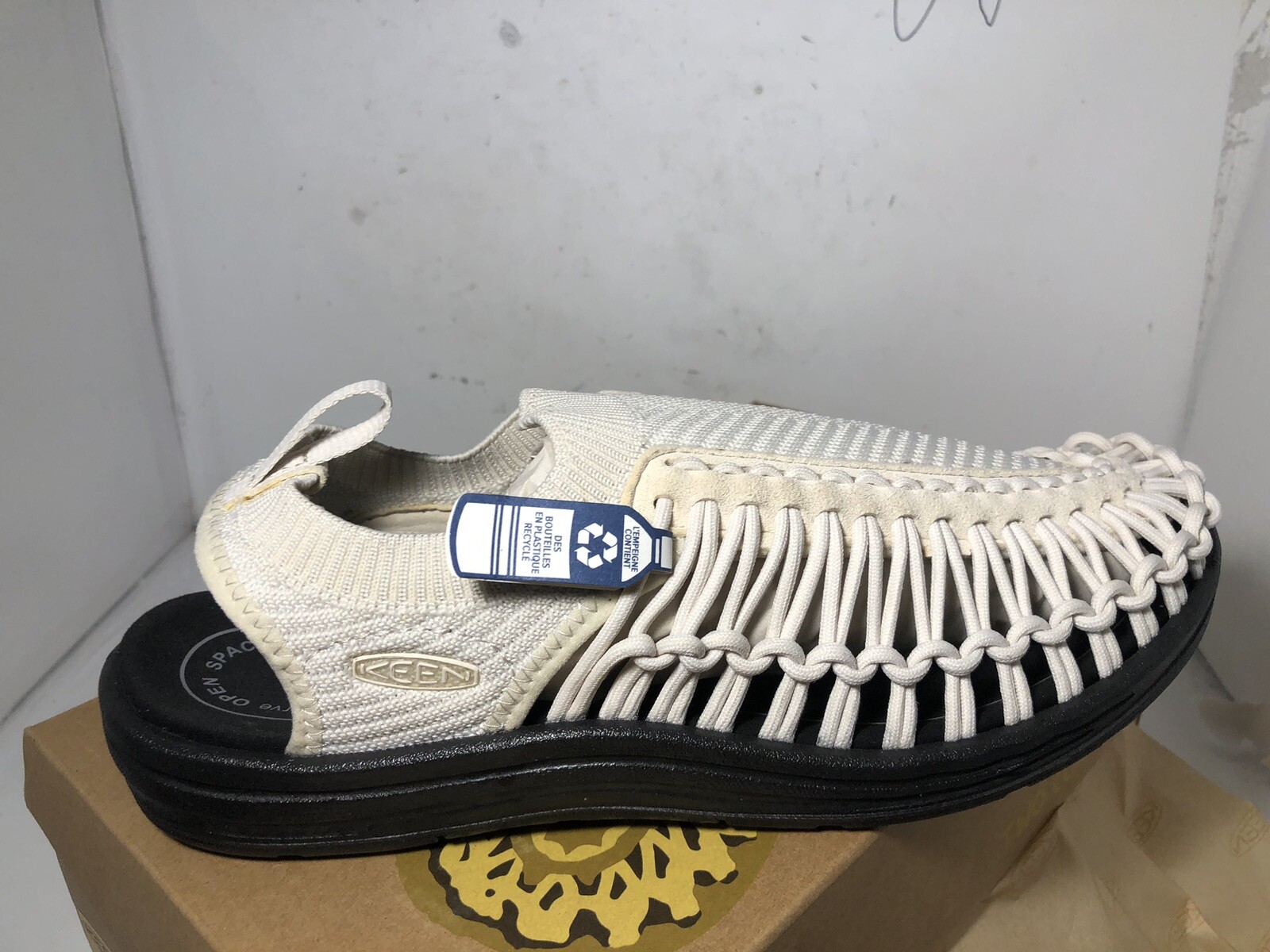 Keen Uneek Evo Bungee Betulla Nero 1023076 Scarpe Spiaggia Acqua Sandali Donna 10