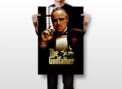 The Godfather Classic Film Movie Crime Wall Art Home Decor