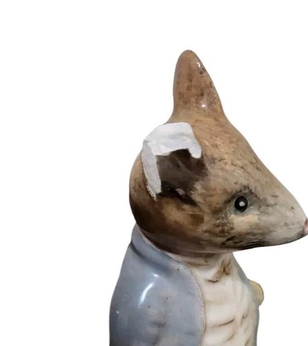 Beswick Beatrix Potter Figurine Johnny Town Mouse Damaged - Picture 3 of 6