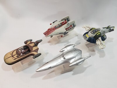 Star Wars The Force Awakens Hasbro Titanium Series Die-Cast Lot of 4 Vehicles
