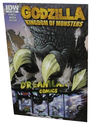 Godzilla Königreich Of Monsters IDW Abdeckung Re Comicbuch Ausgabe #1