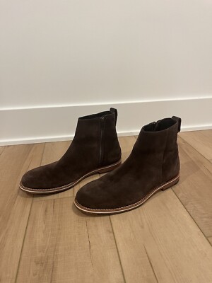 Helm Men’s 9 Pablo Huckberry Exclusive Suede Short Boot Helm Boots Pablo - Exclusive - Tan Suede | Dress Boots  main image 4