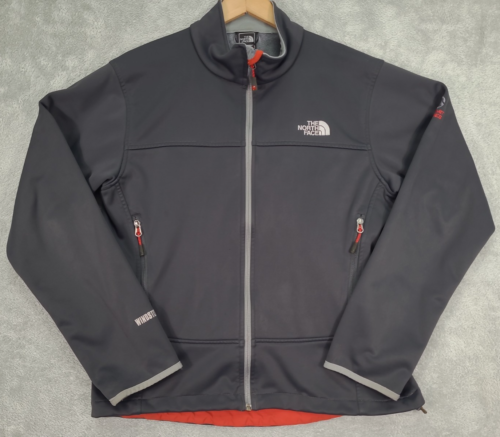 The North Face Summit Series Windstopper Fleece Lined Softshell Jacket Black Med