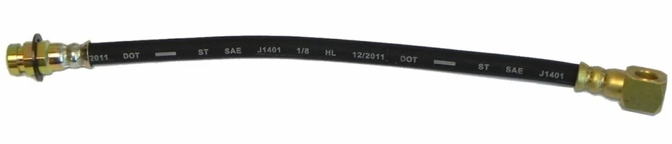 Rubber Front Disc Brake Hose Set 1969-73 GTO Grand Prix 442 Chevelle Skylark GS - Image 2 of 4