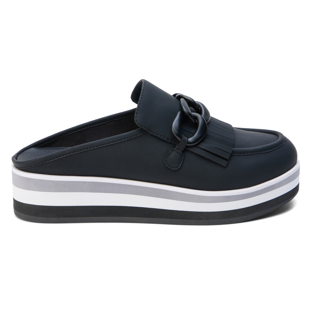 Женские мокасины COCONUTS by Matisse Maren на платформе Mule черные MAREN-015 14390₽