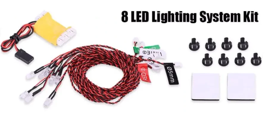 RC LED Lighting System NAV Lights Navigation LEDs - Plane Heli Quad FAA - Image 3 of 4