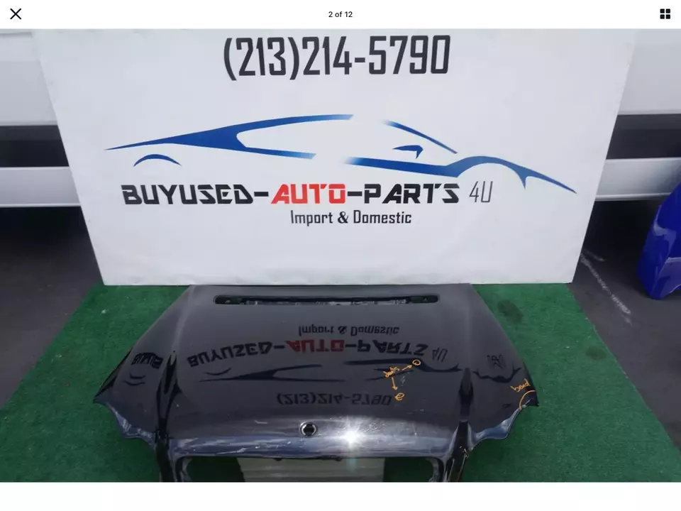 w/ damages 2002 2006 MERCEDES BENZ W203 C230 C240 C280 C320 HOOD OEM 2003 2004 - Imagem 2 de 4