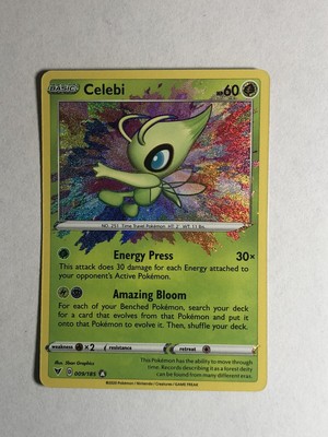 Celebi 009 185 Pokemon Tcg Vivid Voltage Psa 10 Ebay