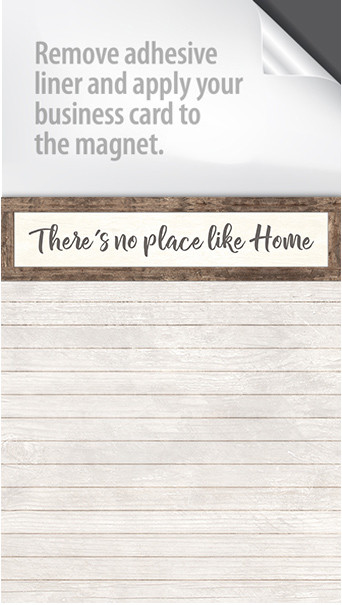 Magnet Notepads - With a peel and stick area for your Business Card!(Box of 100)