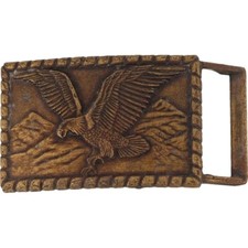 Bald Eagle Bird Patriotic Western Cowgirl Cowboy Biker Vintage Belt Buckle
