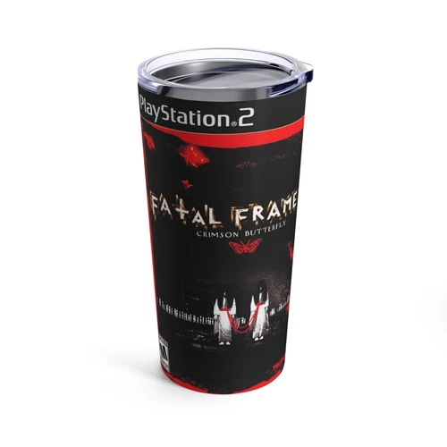 Fatal Frame II Crimson Butterfly PS2 tumbler cup stainless steel 20 oz NEW 