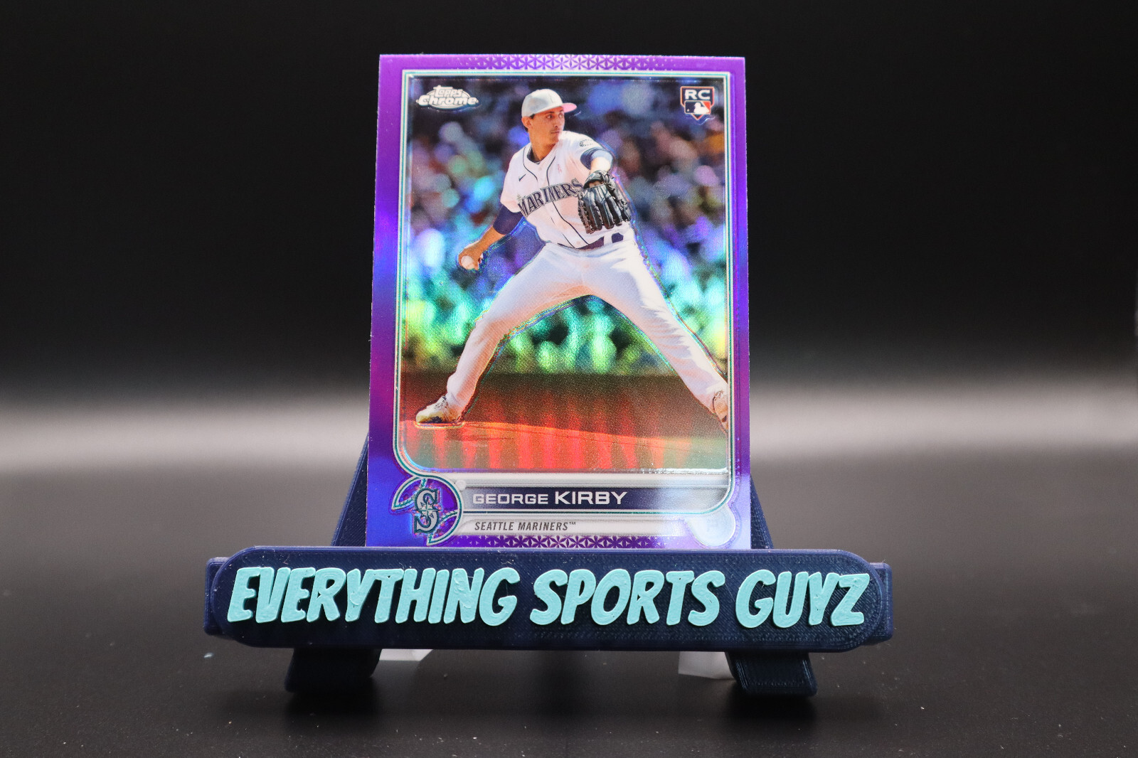 2022 Topps Chrome Update Series - Purple Refractor #USC138 George Kirby (RC)