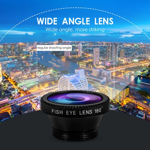 Smartphone Camera Lens Set Wide Angle Lens Lens Phone Camera Fish Eye Lens - 第 6/12 張圖片