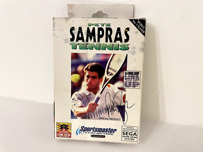 Pete Sampras Tennis | Sega Game Gear, UK PAL | Originalverpackt mit Handbuch CIB