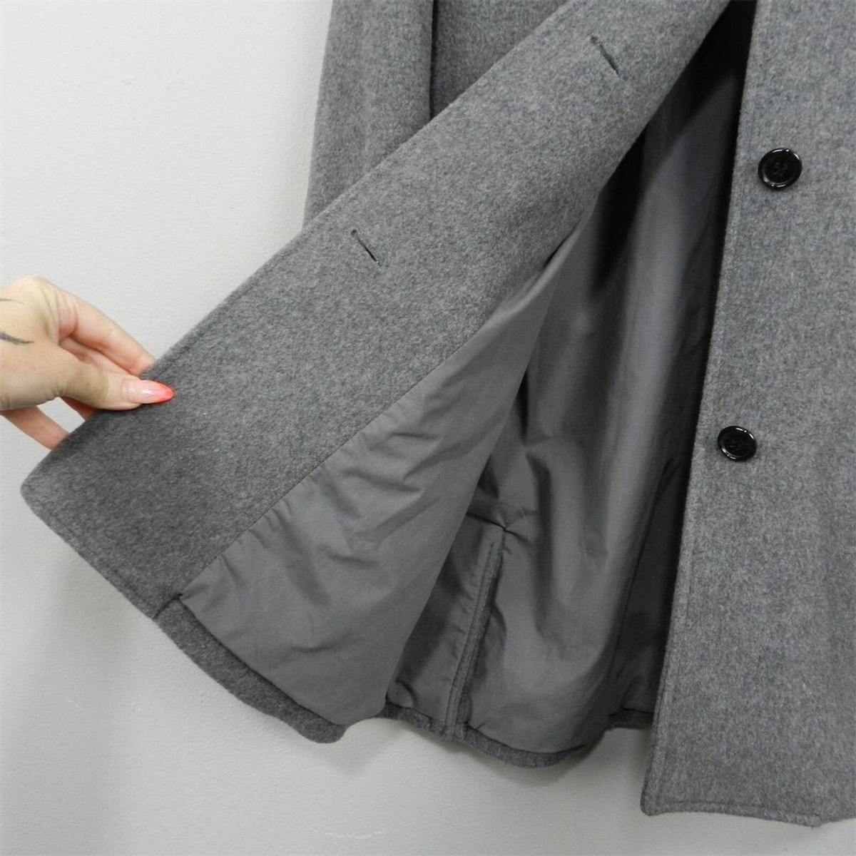 【90’s J.CREW】Wool Cashmere Coat J. Crew Vintage Cashmere Wool Cashmere Long Coat Single