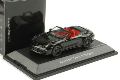 4 Carrera GTS convertible negro 1:43 roadster 7587 nuevo /& OVP 991 Porsche 911