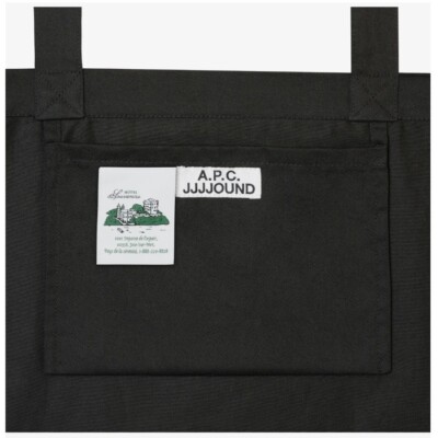 A.P.C. x JJJJound Edition 'Hôtel Souvenirs' BlackTote Bag | eBay
